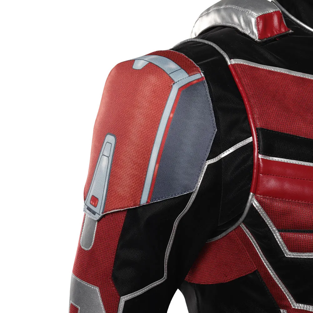 Ant-Man and the Wasp: Quantumania-Ant-Man Cosplay Costume Top PAnts Gloves Halloween Carnival Disguise Suit