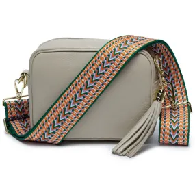 Crossbody Stone ( Green Aztec Strap)