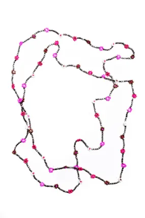Daisy Chains Necklace (Pink)