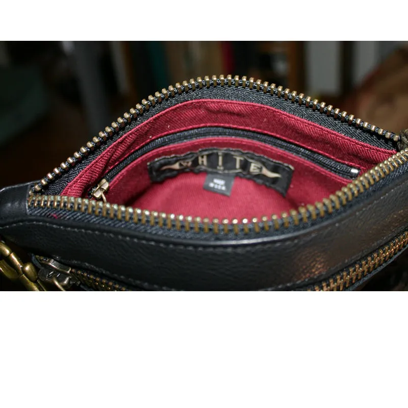 Double-Zip Bag with Two Straps - Pony