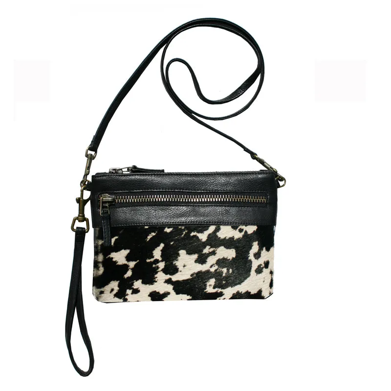 Double-Zip Bag with Two Straps - Pony