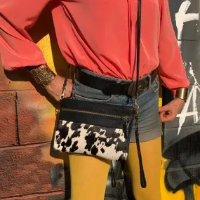 Double-Zip Bag with Two Straps - Pony