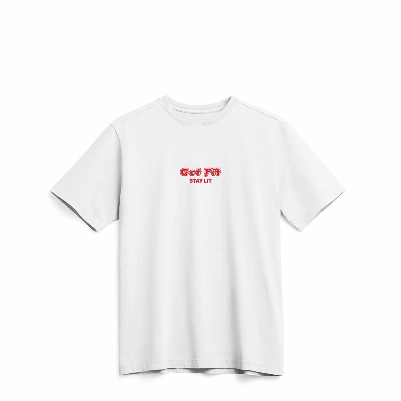 Get Fit Stay Lit 6oz Organic Supima® Cotton Workout Tee