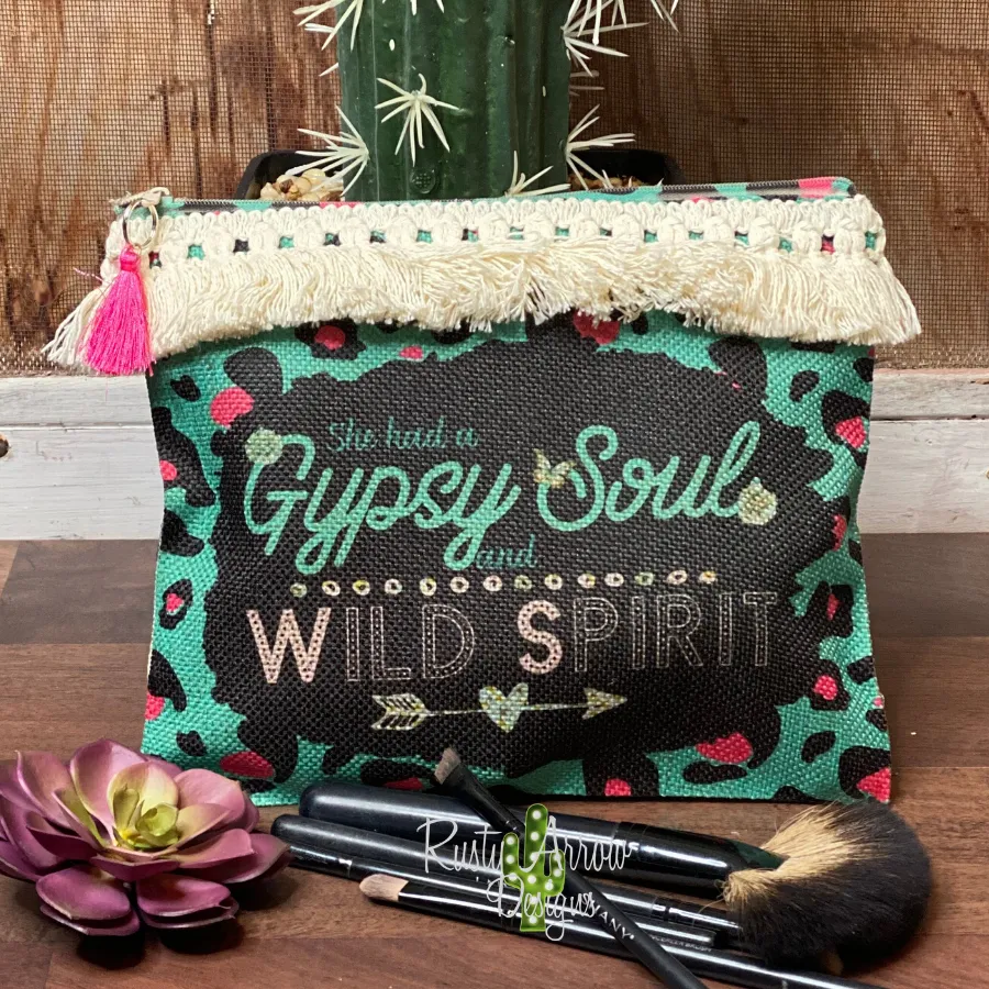 GYPSY SOUL & WILD SPIRIT MAKEUP BAG