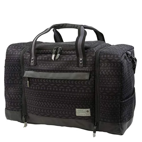 Hex Premium 21.7L Canvas Grid Sneaker Travel Duffel, Global Stripe Neoprene (GLSN), One Size