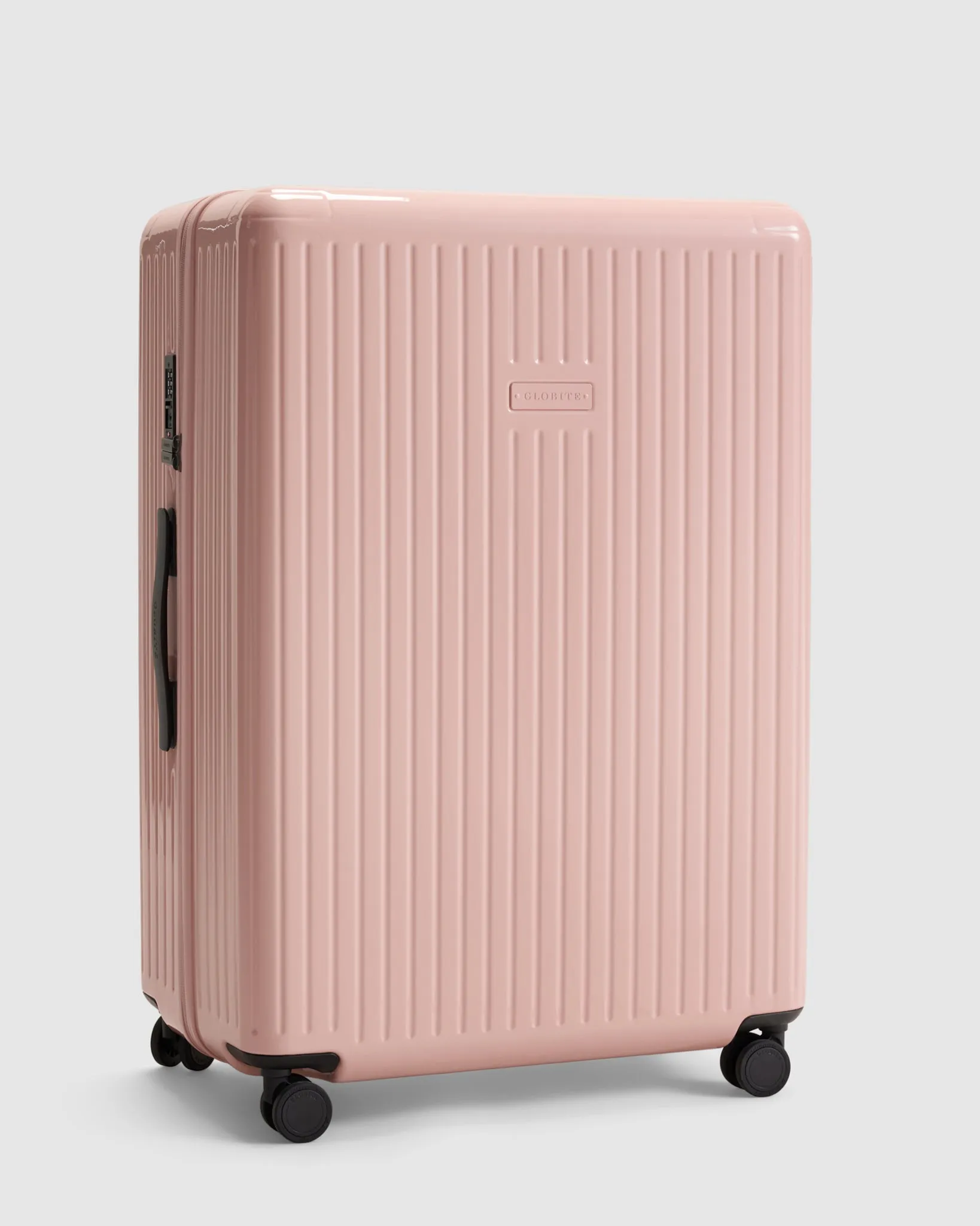 Large Check In Suitcase - Whisper Pink
