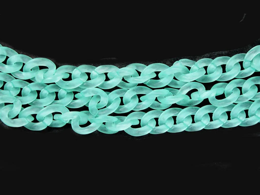 Pastel Blue Circular Acrylic Chains