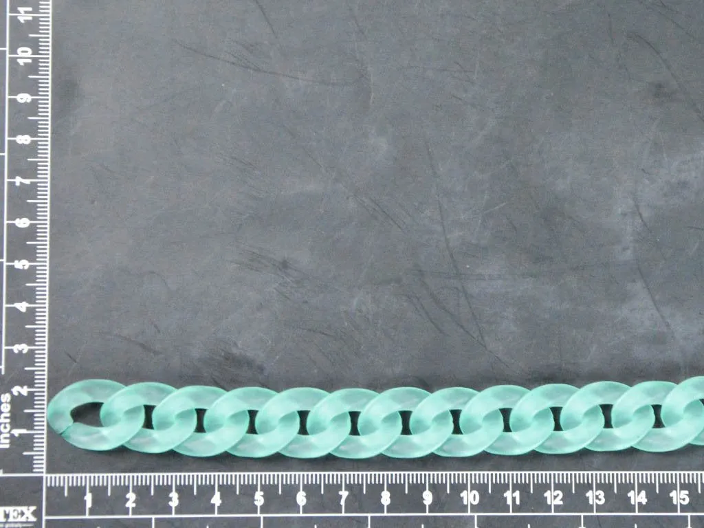 Pastel Blue Circular Acrylic Chains
