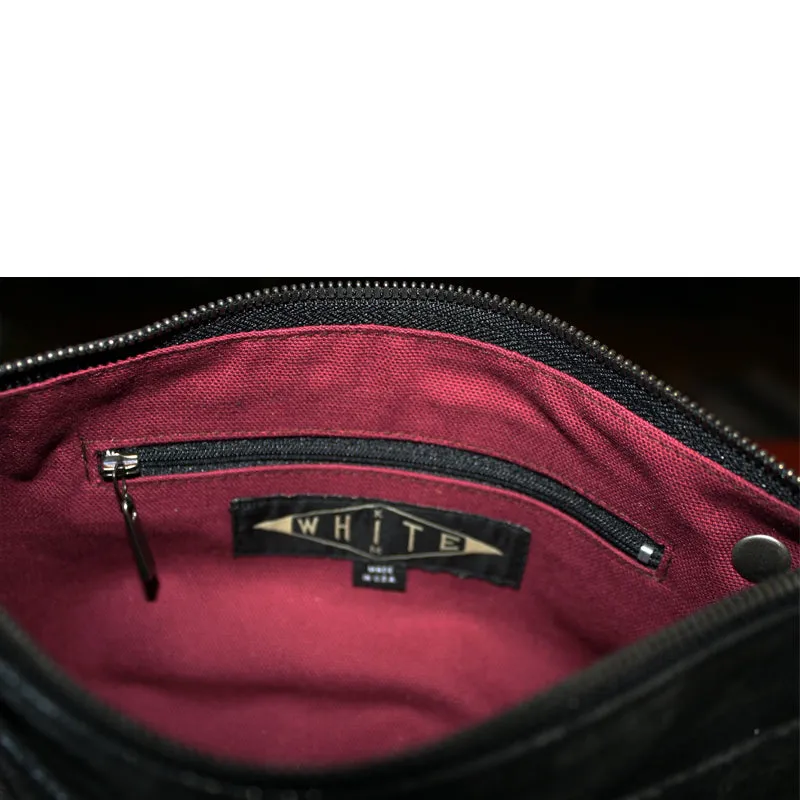 Patch Pocket Bag - Smoky Black Metallic