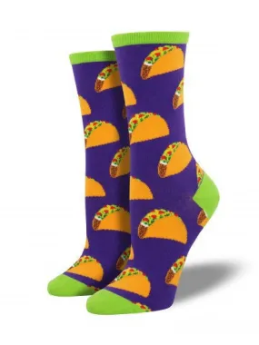 Purple Taco Socks (Women's)