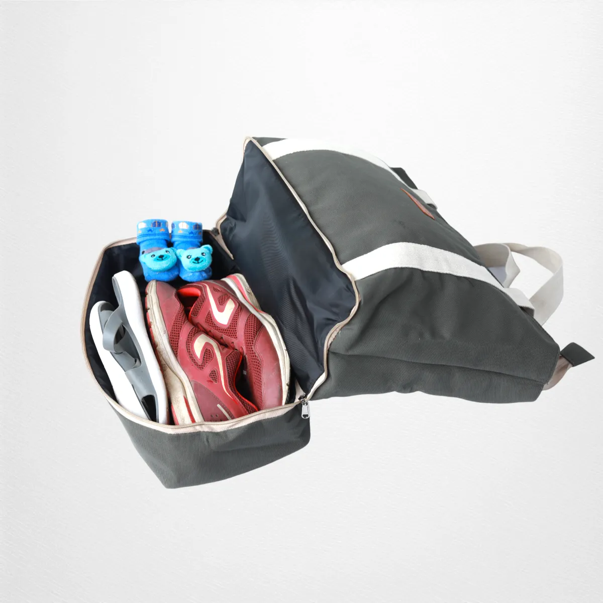 Weekend Travel Tote Bag With Luggage Sleeve | Cotton | Spacious | Utility